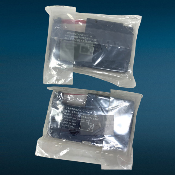 Lot 2 NEW Casio Label Printer Name Land 9mm IR-9WER White Tape Red Ink Sealed - Picture 3 of 3